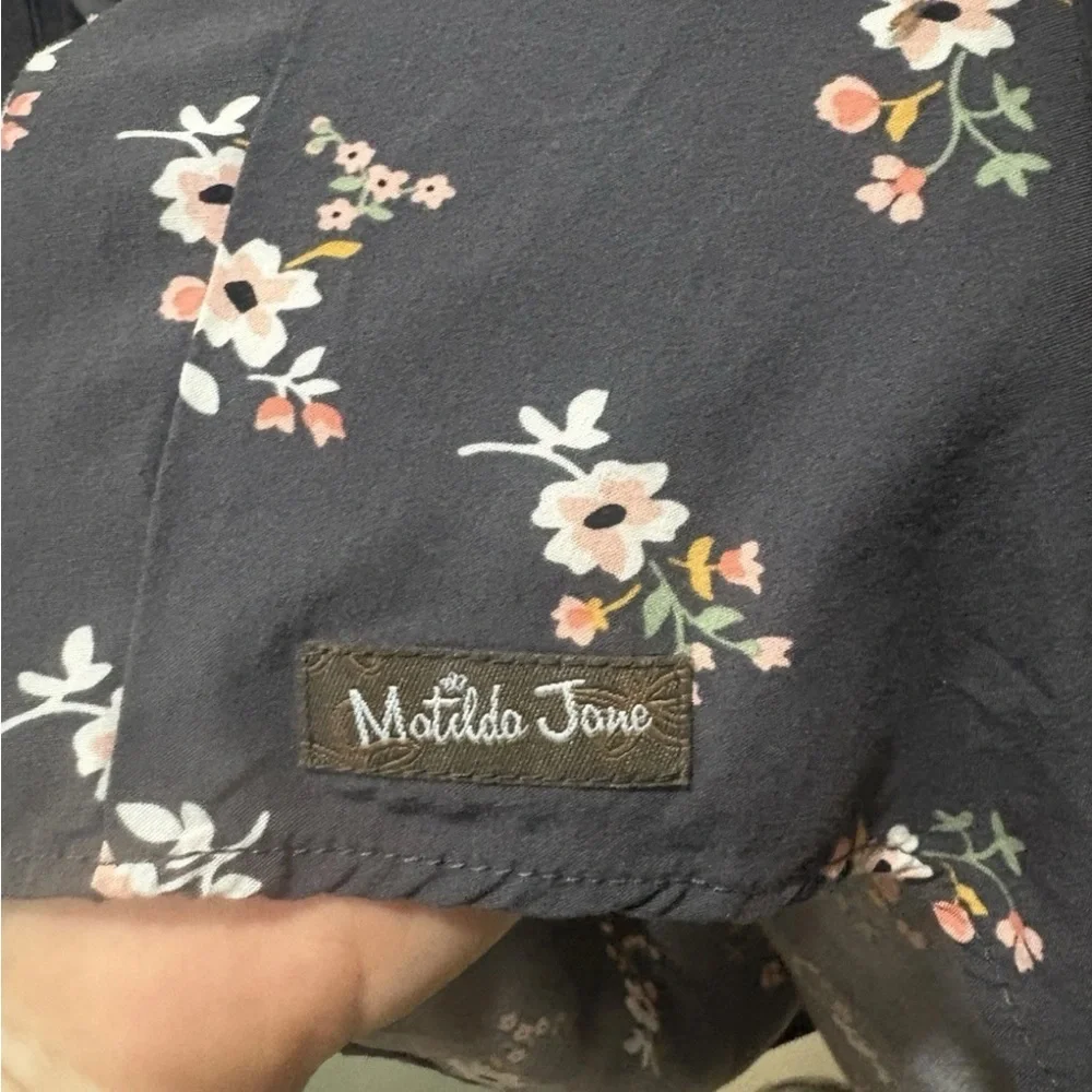 Matilda Jane Gray Floral Blouse - Picture 4 of 7